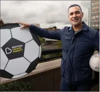  ?? ?? Ruud Gullit was in Glasgow to promote an upcoming Beatson Cancer Charity dinner