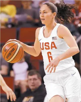  ??  ?? Sue Bird, de la selección de Estados Unidos