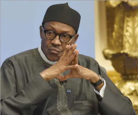  ??  ?? Buhari...still keeping 2019 card close to his chest