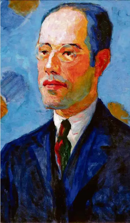  ?? Reprodução ?? Mário de Andrade em retrato pintado por Tarsila do Amaral