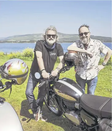  ?? ?? The Hairy Bikers Go West, main; new ITVX comedy G’wed, inset