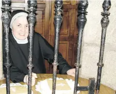  ??  ?? Nuns throughout Spain bake and sell specialty treats, like these almond cakes made in Santiago de Compostela.