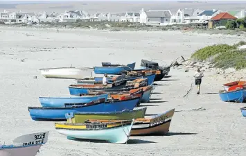  ?? ESA ALEXANDER ?? BLISS: Walking on the beach in Paternoste­r is ‘good for the soul’