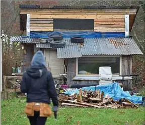  ??  ?? L’un des 90 lieux de vie de la ZAD de Notre-Dame-des-Landes.