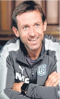  ??  ?? Dundee boss Neil Mccann deserves a show of support from the board during the transfer window, claims Rab Douglas.