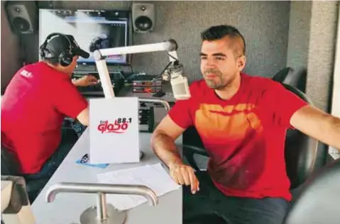  ?? | CORTESÍA ?? Esta semana Álex Merla regresó a la radio, ahora a través de la señal de FM Globo 88.1.