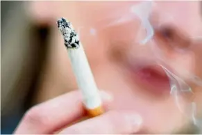  ?? — dpa ?? Smoking is a known cause of lung cancer, still the biggest killer of all cancers.