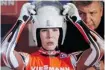  ?? Tobias Hase/the Associated Press ?? Canadian Alex Gough prepares for a run at the World Cup luge event in Germany on Saturday.