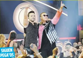  ?? Archivo ?? Los boricuas figuran entre los más nominados junto a J Balvin y Shakira, con 12 nominacion­es cada uno, y Ozuna y Maluma, con 10. SIGUEN PEGA’OS