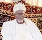  ?? ?? HRH, Alhaji Yusuf Nuhu, the Emir of Agaie