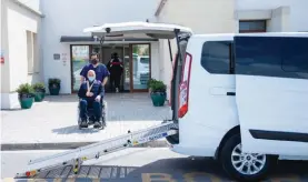  ?? ?? One of the new wheelchair-friendly vehicles in which Malta Taxi has just invested