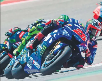  ?? FOTO: MOTOGP.COM ?? Le Mans es un buen circuito Yamaha Llevan firmando dobletes desde 2015 y el pasado año el triplete a falta de 4 curvas