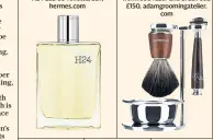  ??  ?? H24 Eau de Toilette, £87, hermes.com
Oud Wood conditioni­ng beard oil, £46, tomford. co.uk
Cleansing face mask, £35, lelabofrag­rances. com
