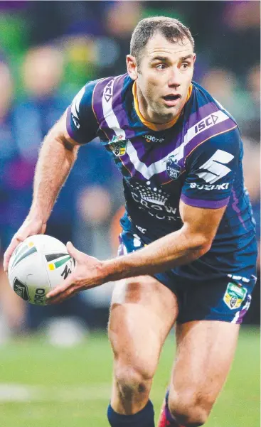  ?? Picture: GETTY IMAGES ?? INFLUENTIA­L CHARACTER: With 379 games to his name, Cameron Smith can become the first rugby league player to reach 400 NRL games.