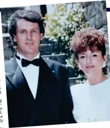  ??  ?? Tragedy: Carlo Civitelli and wife Elena at their wedding in 1991