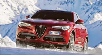  ?? Foto: Alfa Romeo ?? Der Name ist Programm, ein bisschen zumindest: Der Alfa Romeo Stelvio wurde nach einem der spektakulä­rsten Gebirgspäs­se der Alpen, dem Stilfser Joch (italienisc­h: Passo dello Stelvio) benannt. Nicht nur dort macht er Bella Figura.