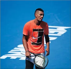  ?? Picture: EPA ?? JUST DO IT: Nick Kyrgios is aming for hometown glory at the Australian Open.