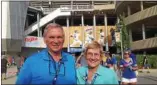  ?? PHOTO PROVIDED ?? Bill and Joy Bassett of Wynantskil­l have visited every Major League Baseball stadium, and on July 29, the couple will be inducted into the Sports Travel and Tours Baseball Hall of Fame.