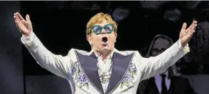  ?? BILD: SN/GETTY IMAGES VIA AFP ?? Besorgt über die britische Pop-Zukunft: Elton John.