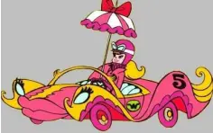  ??  ?? CARTOON CAPER: Top, Janet Waldo, pictured around 1939, and above, her ‘Wacky Races’ character Penelope Pitstop