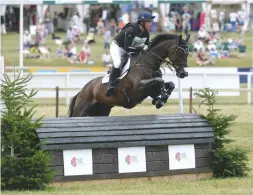  ??  ?? Oliver Townend goes inside the time on Note Worthy for CIC3* third