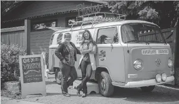  ?? PHOTOS: CLAYTON SEAMS/DRIVING ?? Hip Image partners, Monique de St-Croix, left, and Jo Williams decided to turn this 1972 VW bus into a rolling photo booth for nearby events.