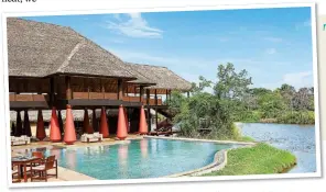  ?? ?? A WILD RESORT:
Jetwing Vil Uyana hotel, where you are treated to private pools and close-up views of wildlife