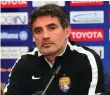  ??  ?? Al Ain manager Zoran Mamic