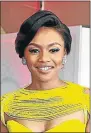  ??  ?? BONANG MATHEBA