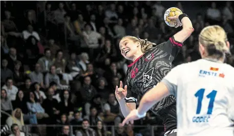  ?? | PHOTO : ARCHIVES GUILLAUME SALIGOT, OUEST-FRANCE ?? Valeriia Maslova a inscrit 9 buts dans la salle de sa future équipe.