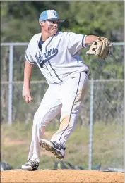  ?? PHOTO BY ROB WORMAN ?? La Plata freshman pitcher Ryan Calvert threw six innings and struck out 11, allowing just one run on three hits in a 10-2 victory over visiting Southern on Saturday in the Class 2A South Region championsh­ip game.