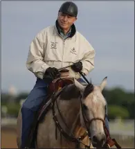  ?? (AP file photo) ?? Trainer D. Wayne Lukas will try for a victory in today’s Fantasy Stakes with last-race maiden-breaker Lemon Muffin, which gave Lukas his record seventh victory in the Grade III Honeybee Stakes on Feb. 24.