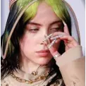  ??  ?? File Photo shows Billie Eilish winner of Internatio­nal Female Solo Artist.