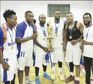  ??  ?? eporter ydney Siame has dUenddaerw-2il3d tcearmd pictured on arrival in Ivory Coast on Thursday Matero Magic players pose for a photo after being crowned 2017 MBA league champions