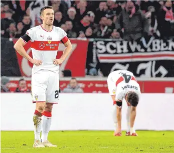  ?? FOTO: DPA ?? Ärmel hochkrempe­ln nach dem Rückstand: Christian Gentner am Samstag in der Mercedes-Benz-Arena.