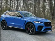  ?? MARC GRASSO — BOSTON HERALD ?? 2024 Jaguar SVR.