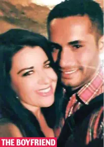  ??  ?? Jailed: Laura Plummer, with Omar Caboo THE BOYFRIEND