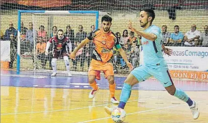  ?? FOTO: FCB ?? Joselito cerró la goleada ante su ex equipo con dos goles en el último minuto No los celebró por respeto a la afición de Tudela