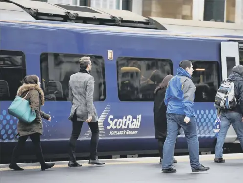  ??  ?? 0 Neil Bibby said people are ‘fed up with overcrowde­d, delayed and cancelled trains’ and said public satisfacti­on was at a 14-year low