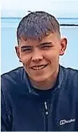  ?? ?? Much loved 19-year-old Kyle Marshall from Stirling was one of those killed in the tragedy