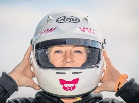  ?? ?? RACE ACE: East Neuk businesswo­man Viki Wright has qualified for the final 50 of the Formula Women competitio­n.