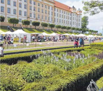  ?? FOTO: KNEIPP-VEREIN ?? Im barocken Ambiente findet der erste Oberschwäb­ische Bio-Markt in Ochsenhaus­en statt.