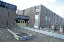  ?? CLIFFORD SKARSTEDT/EXAMINER ?? City council’s planning committee voted to defer a decision on Monday night on the Parkview Homes plan to redevelop the Ecole Monseigneu­r-Jamot site on Romaine Street. A revised plan is expected to return to city council on Monday night.