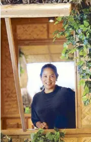  ?? Photos by JUN MENDOZA ?? Chef Margarita “Gaita” Fores, a staunch advocate of Filipino cuisine, collaborat­es with DoubleDrag­on Properties for Islas Pinas, a food and heritage village that showcases diverse regional cuisines under one roof.