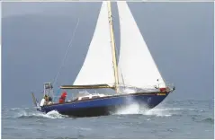  ??  ?? FAR LEFT Aleko added these two foredeck lockers for hanked-on headsails
LEFT Powering upwind in a breeze