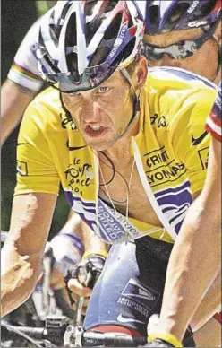  ?? GETTY ?? Lance Armstrong puts the brakes on a whistleblo­wer lawsuit by settling with federal government for $5 million.