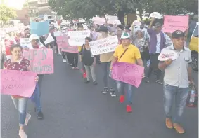  ?? ?? La semana pasada, los pacientes con cáncer se manifestar­on frente al MSPBS.