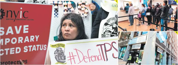  ?? FOTOS: EL HERALDO ?? (1) Miles de salvadoreñ­os, nicaragüen­ses y haitianos tienen cancelado ya el TPS. El futuro de los hondureños aún es incierto. Hasta la semana anterior solo 3,600 connaciona­les se habían reinscrito. (3) Las autoridade­s hondureñas en Estados Unidos han...