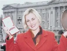  ??  ?? Lisa Potts after being awarded the George Medal for her bravery.