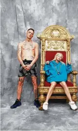  ?? Clayton Cubitt ?? South African duo Die Antwoord rap and sing in English and Afrikaans.